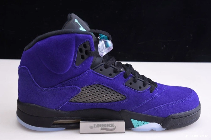 1st Kicks Shoes Air 136027-500 Grape Alternate Retro Jordan 5 0726